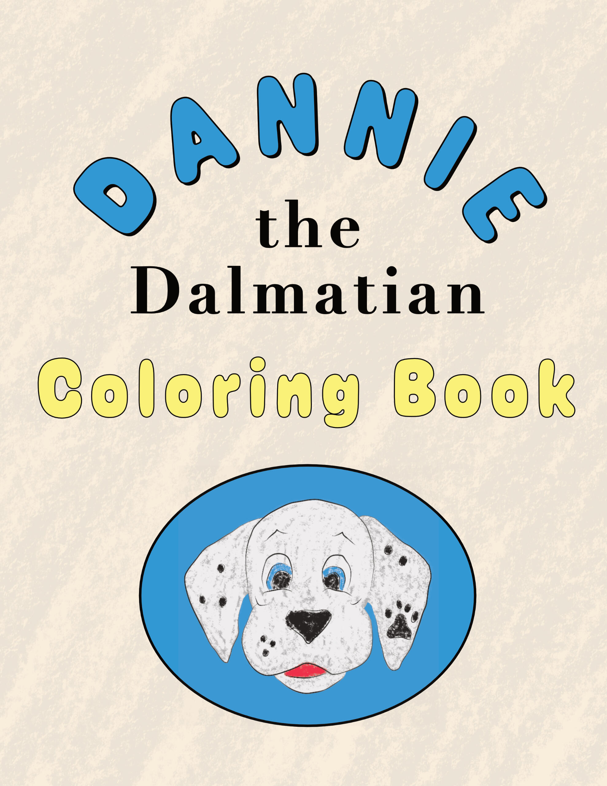 Dannie the Dalmatian Coloring Book Cover