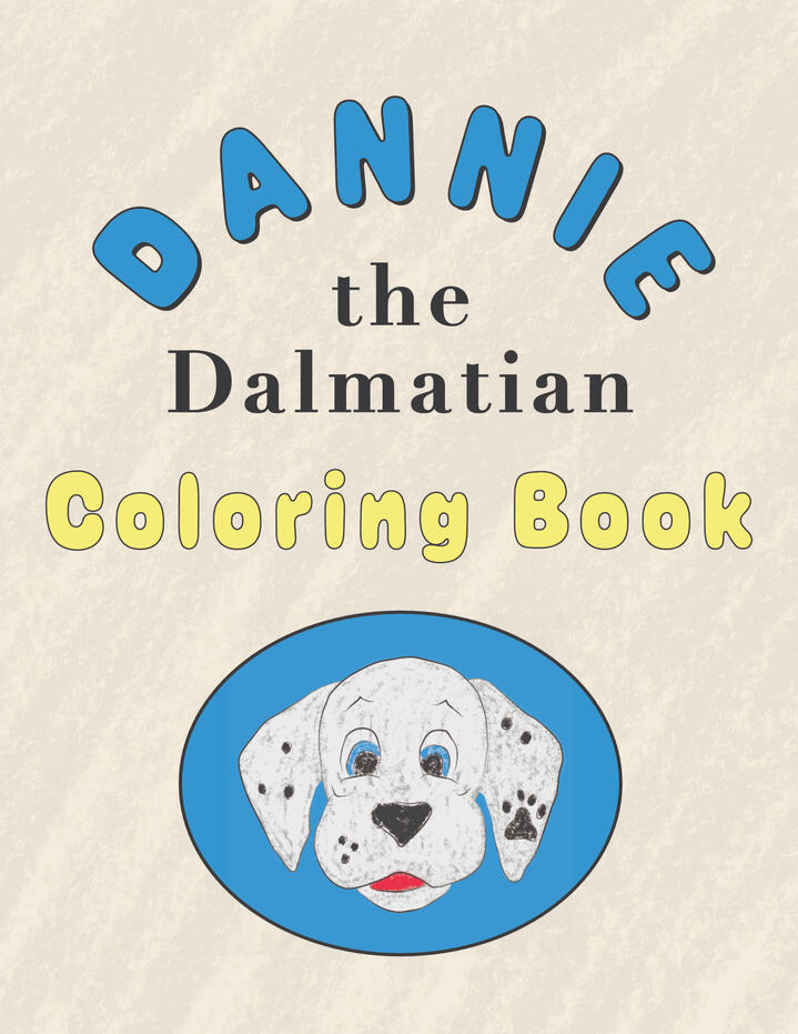 Dannie the Dalmatian Coloring Book Dannie the Dalmatian Headshot